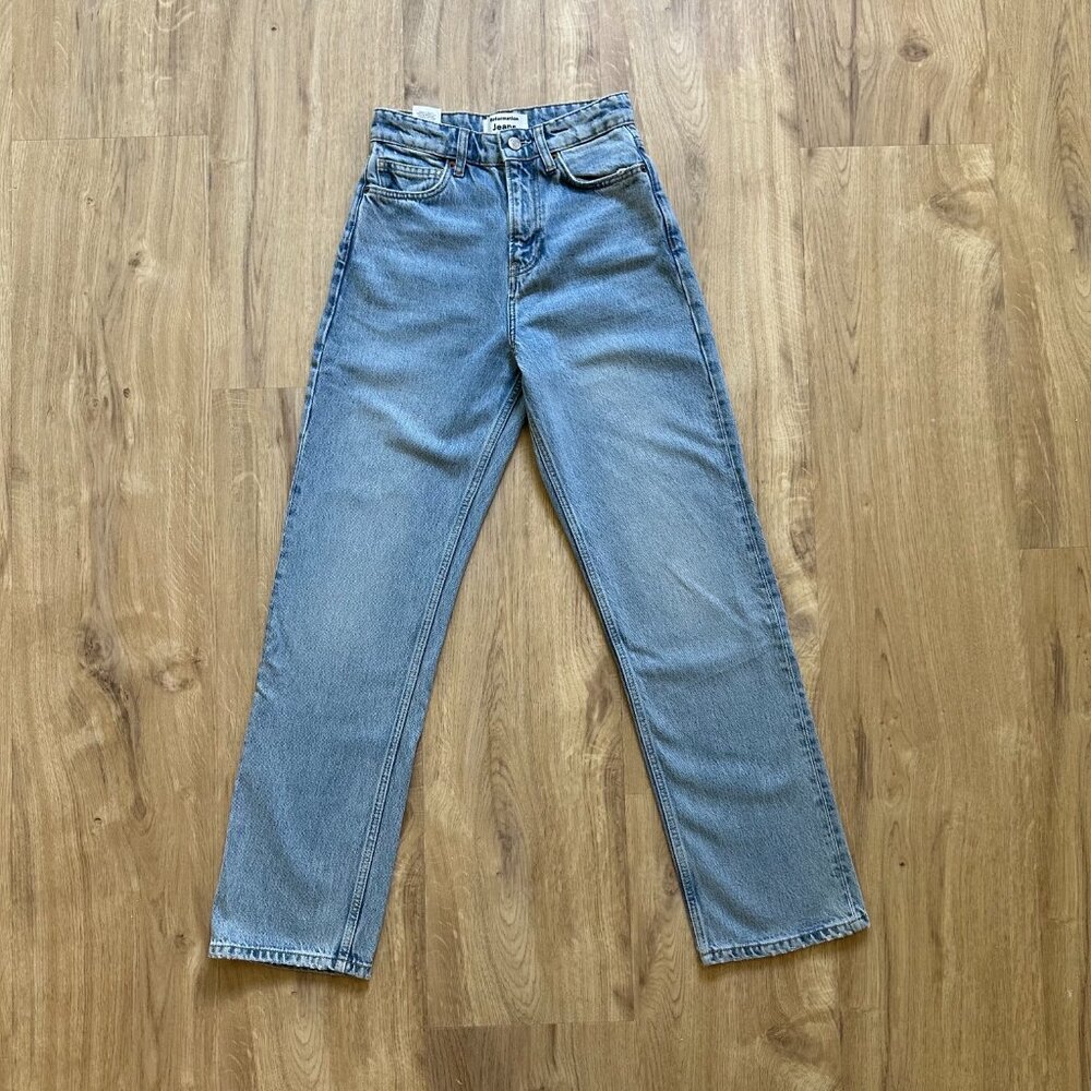Reformation Sandy High Rise Relaxed Straight Jeans